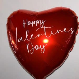 happy valentines day balloon